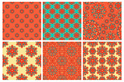 Oriental Patterns - Color Palette 1, a Pattern Graphic by Baksiabat (Thumbnail 4 of 4)
