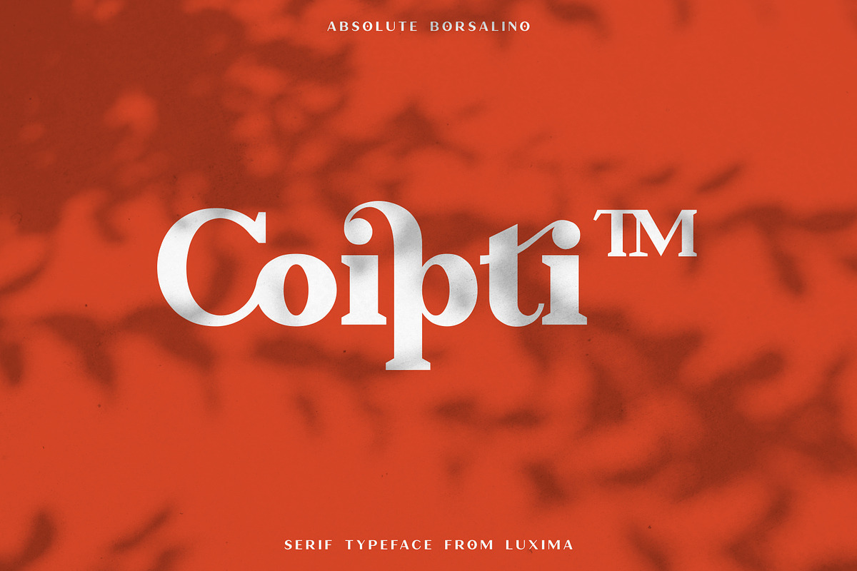 Absolute Borsalino - Serif Font, a Serif Font by Luxima (Photo 14 of 15)