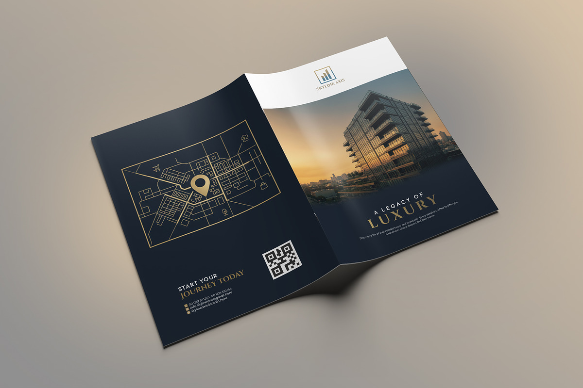 Modern Real Estate Brochure Template, a Brochure Template by VectStock (Photo 6 of 6)