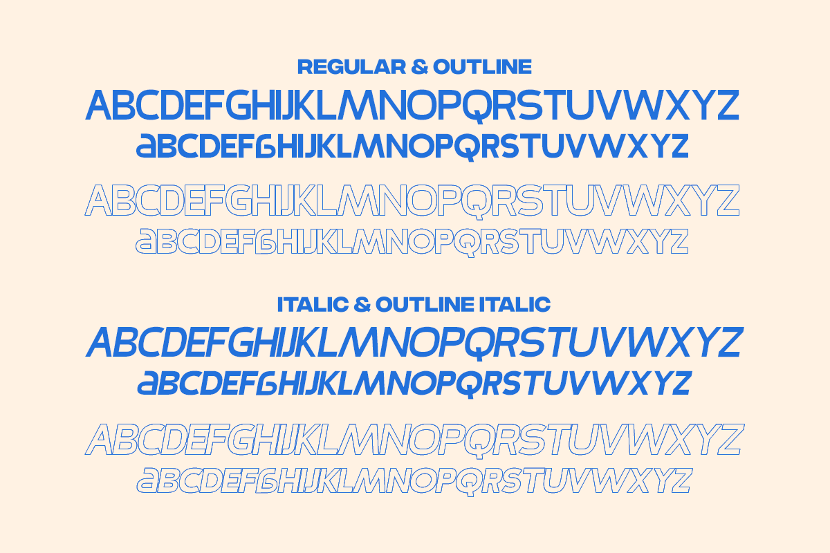 Proxyn - Sans Sport, a Sans Serif Font by Pandeka Studio (Photo 9 of 10)