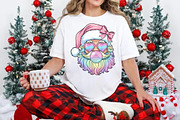 Iridescent Christmas Santa PNG, an Illustration by Libby Wishes (Thumbnail 5 of 6)