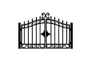 Ornate Wrought Iron Gate Vector Bund, an Illustration by Designs_River (Thumbnail 29 of 47)