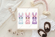 Bunny Coquette Bow PNG, Easter Bunny, an Illustration by CraftArtStudio (Thumbnail 4 of 4)