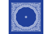 Set Of 4 Paisley Bandana's III, a Pattern Graphic by Bakhtiozin art graphic (Thumbnail 4 of 5)