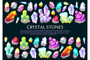 Crystals, Precious Gems And Jewelry