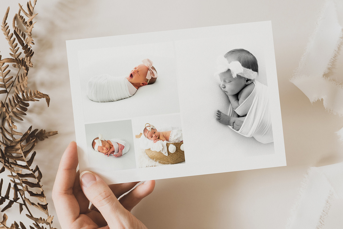 Minimalist Baptism Invite, a Card Template by By Stephanie Design (Photo 2 of 2)