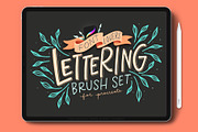 Font Lovers Lettering Brushes, a Brush Add-On by Every Tuesday (Thumbnail 1 of 10)