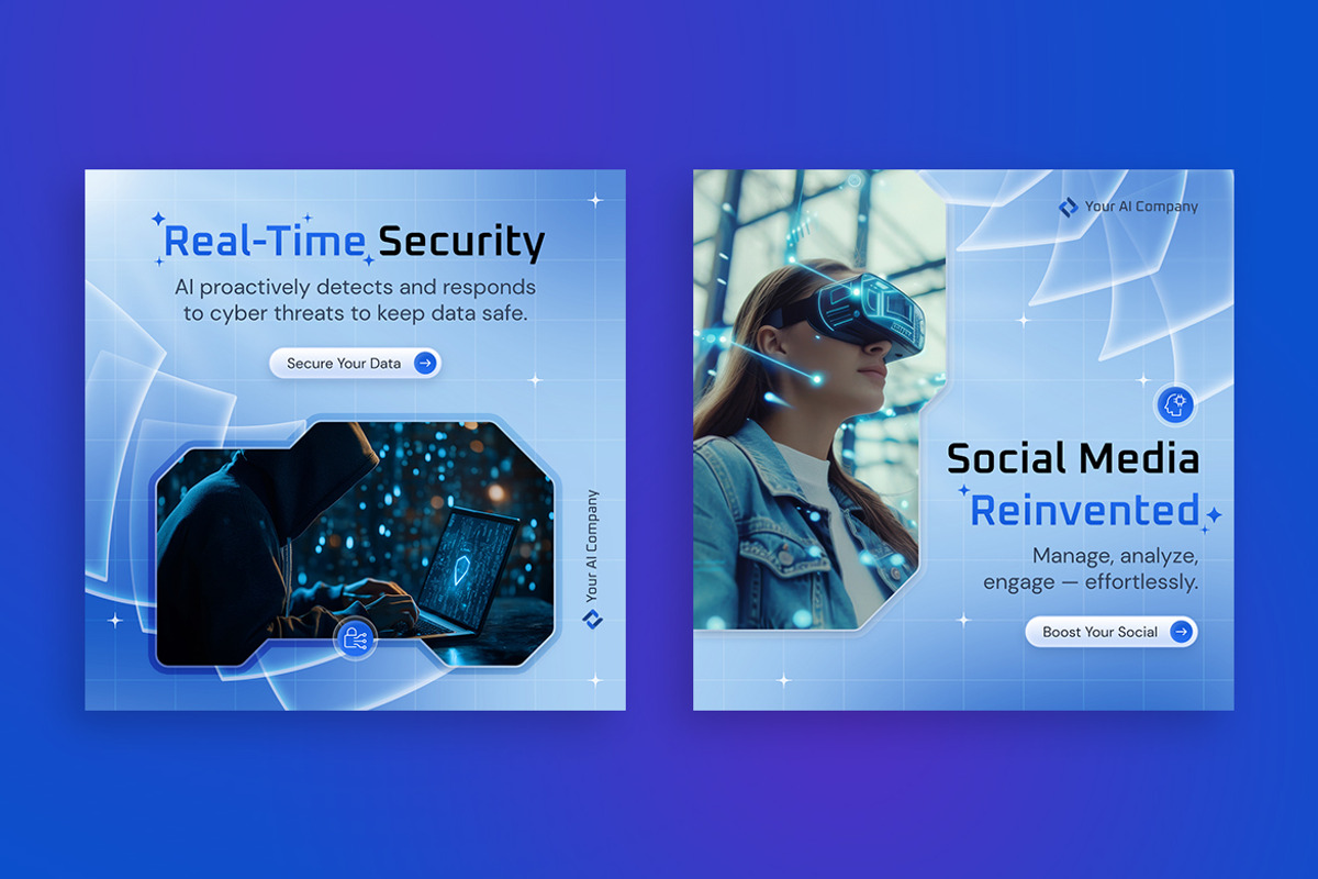 AI Banner Templates, a Social Media Template by Brandify Studio (Photo 4 of 4)