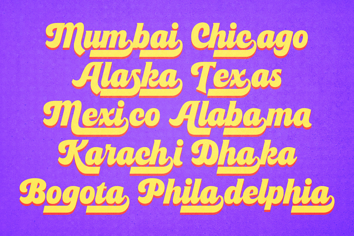 Vendalita – Retro Bold Script, a Script Font by Almarkhatype (Photo 8 of 11)