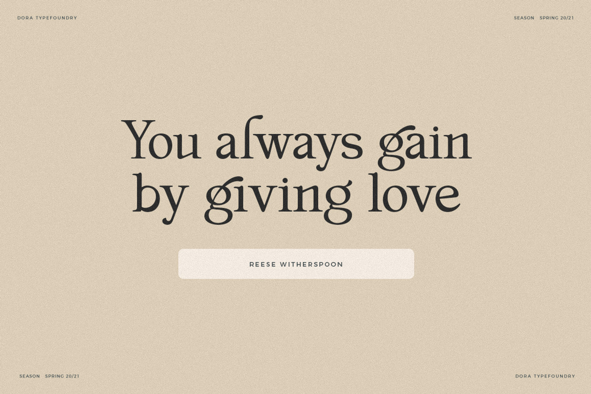 Magilla - Serif Font, a Serif Font by Dora Typefoundry (Photo 4 of 19)