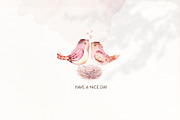 Watercolor spring birds collection, an Animal Illustration by Peace ART (Thumbnail 12 of 12)