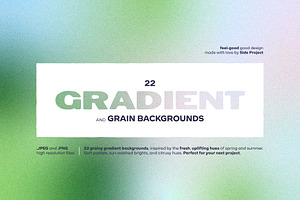 22 Grainy Gradient Backgrounds