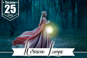 25 Kerosene lamp light effects