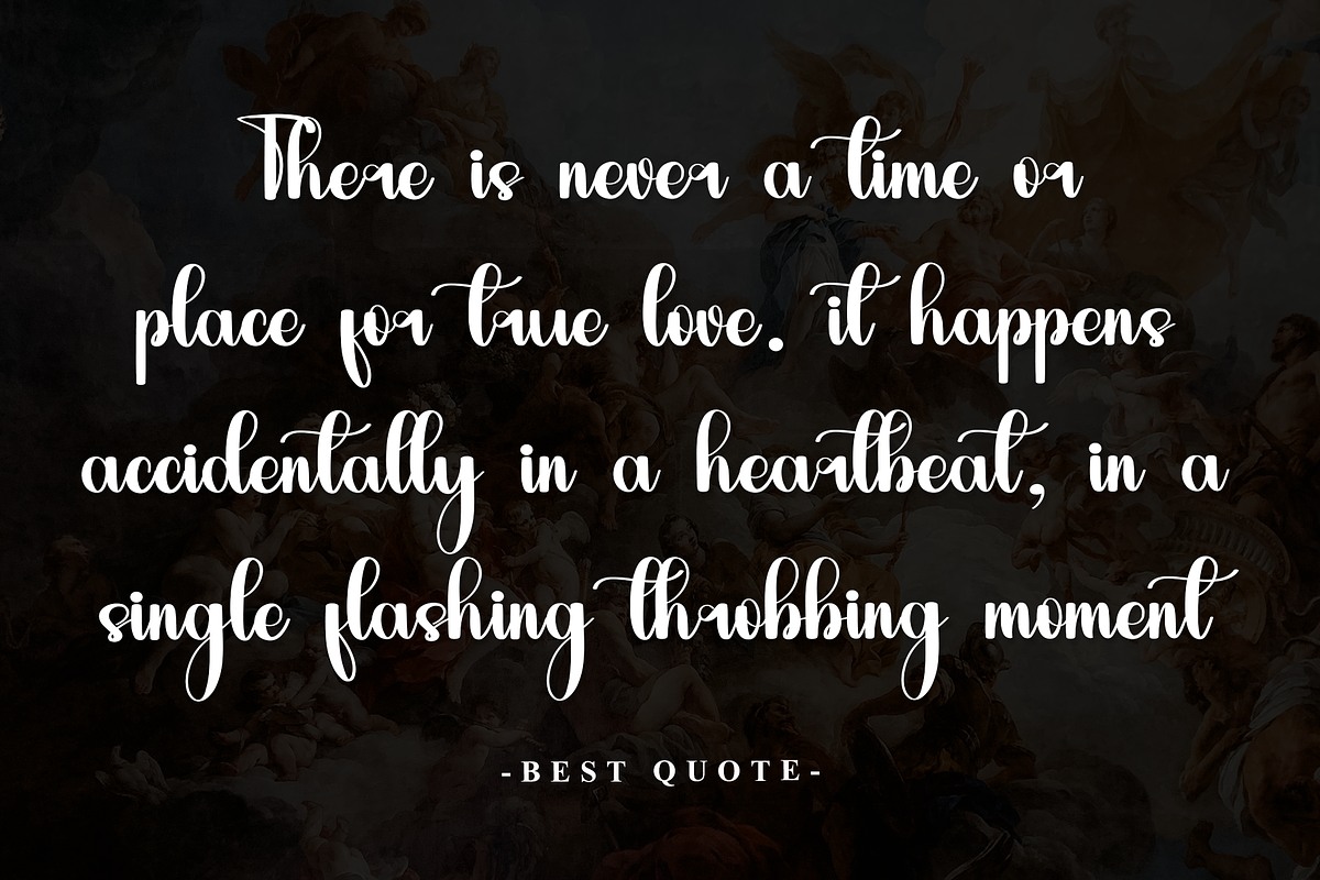 Budge, a Script Font by FreshTypeINK (Photo 6 of 7)
