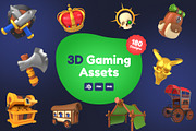3D Game Assets Icons, an Emoji Icon by Vectors Market (Thumbnail 1 of 10)