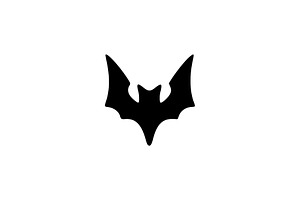 Gothic Bat Silhouette Vector, an Animal Illustration by Vectorium Studio