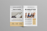 Newsletter | Canva & InDesign, a Magazine Template by Leaflove (Thumbnail 9 of 10)