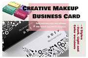 Creative Makeup Business Card, a Business Card Template by IRSYART (Thumbnail 1 of 5)