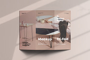 Tri-Fold DL Brochure Mock-up, an Advertising Mockup by Yogurt86 (Thumbnail 13 of 17)