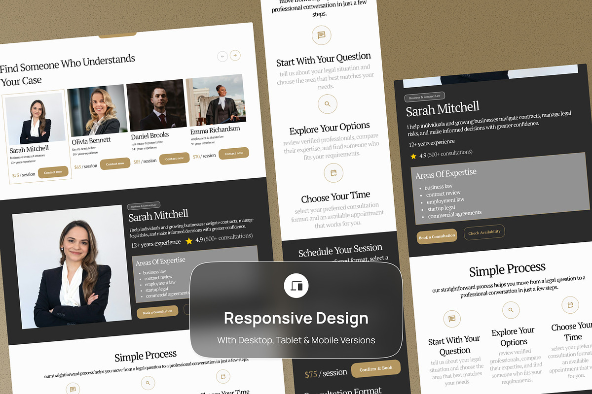 Legal Consultation Landing Page, a Landing Page Template by productype1 (Photo 3 of 5)