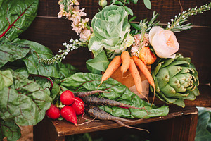 Farm Fresh Vegetables & Flowers