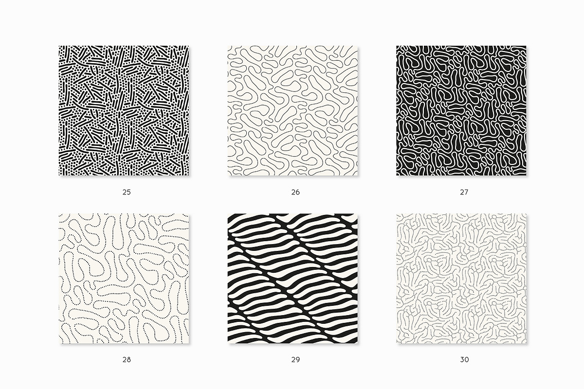 Big Bundle: 90 Seamless Patterns, a Pattern Graphic by Curly_Pat (Photo 7 of 23)