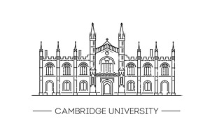 Cambridge University Illustration, an Education Illustration by Tettygreen