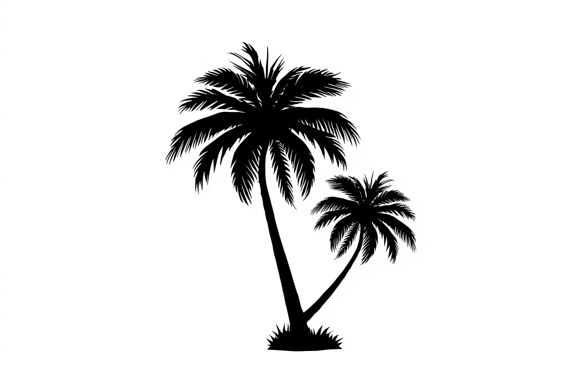 Palm Silhouette Clipart Set, an Illustration by hafijul (Photo 7 of 21)
