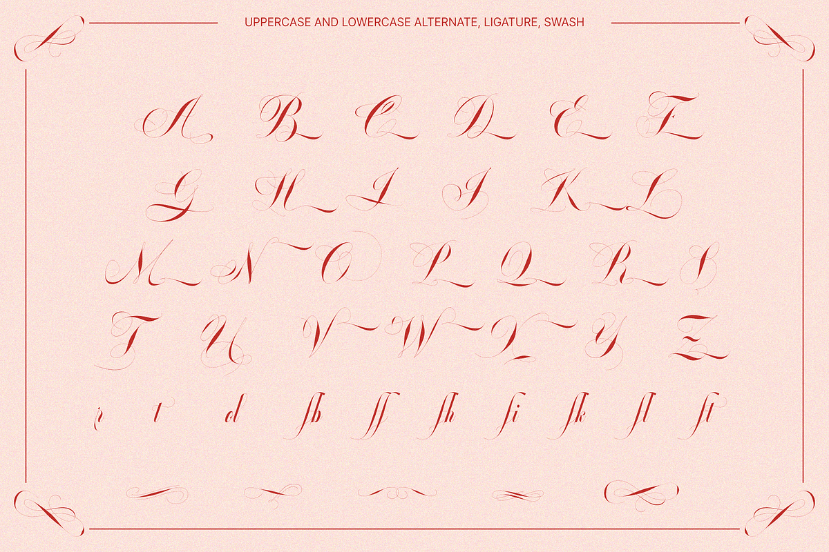 GLOWING ROMANCE — Luxury Calligraphy, a Script Font by Enxyclo Studio (Photo 15 of 22)