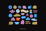 Illustrative Call to Action Stickers, a Templates & Theme by sungandco (Thumbnail 5 of 7)
