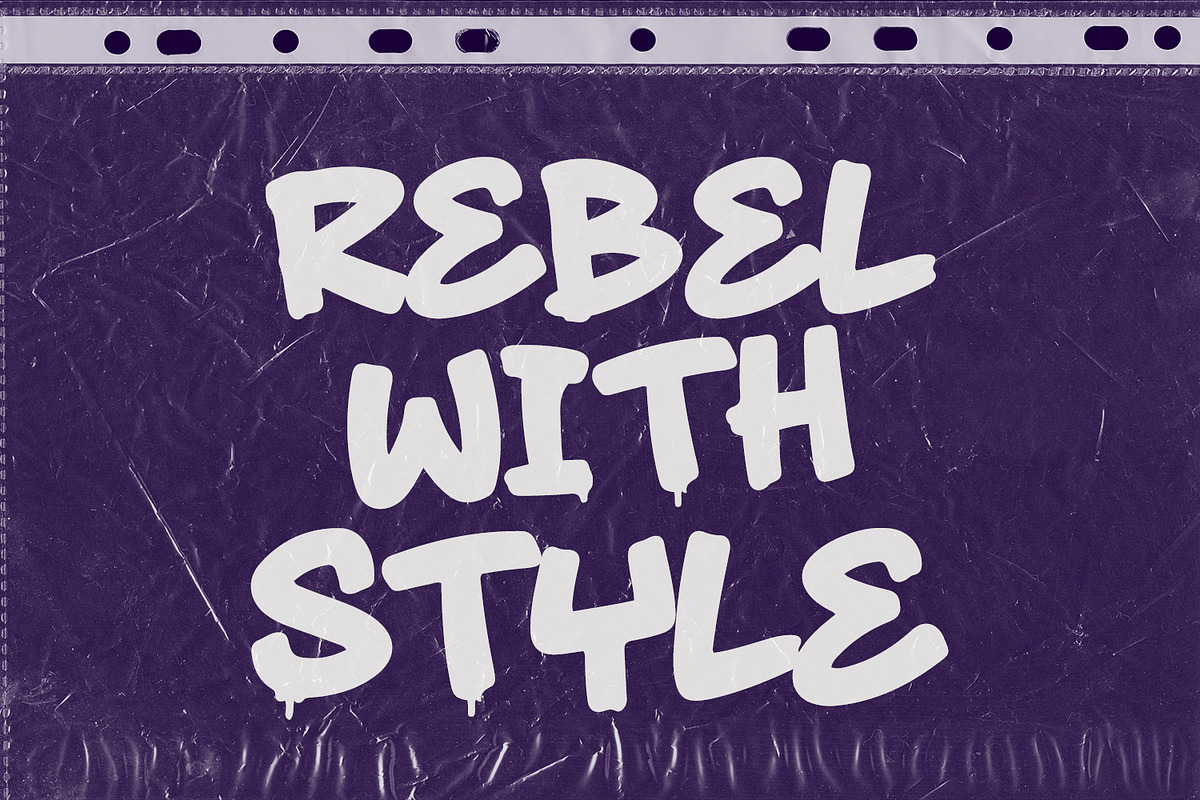 Fisreps Jansoic – Streetwear Font, a Handwritten Font by Black Junst (Photo 7 of 7)