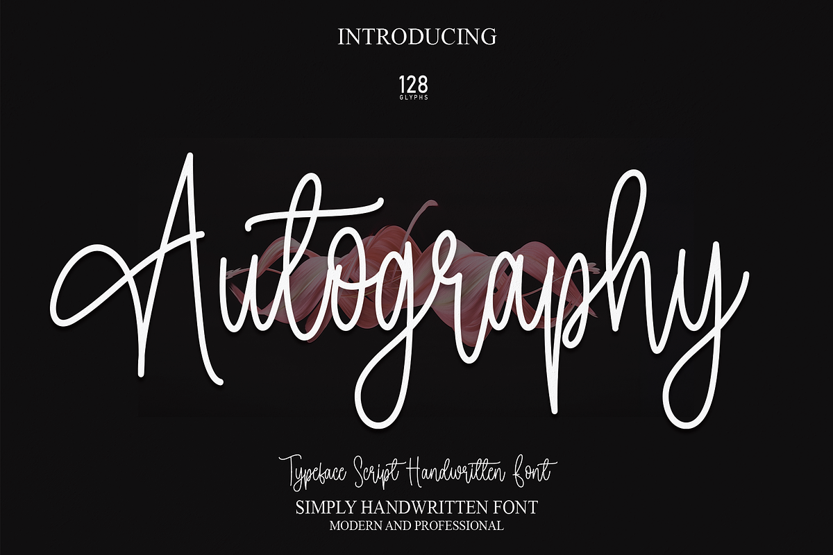 Autography | Script Font, a Script Font by Scratchones (Photo 1 of 8)