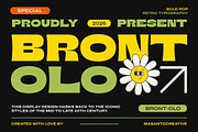 Bront-Olo – Retro Groovy Bold Font, a Sans Serif Font by kangfont Studio (Thumbnail 1 of 10)
