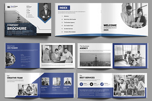Company Brochure Landscape Template, a Brochure Template by MightyDesign