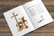 Catholic. Watercolor collection, an Object Illustration by Daria Ustiugova (Thumbnail 12 of 12)