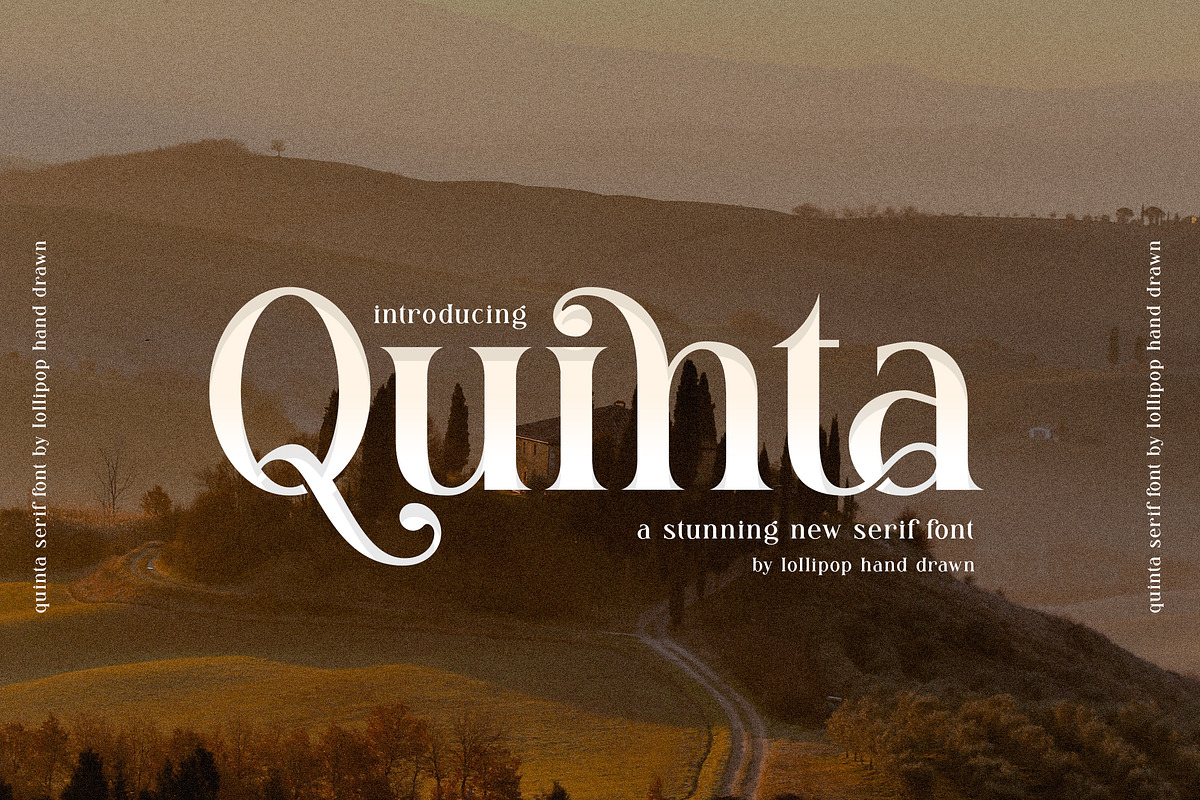 Quinta Serif Font, a Serif Font by Lollipop Hand Drawn (Photo 1 of 7)