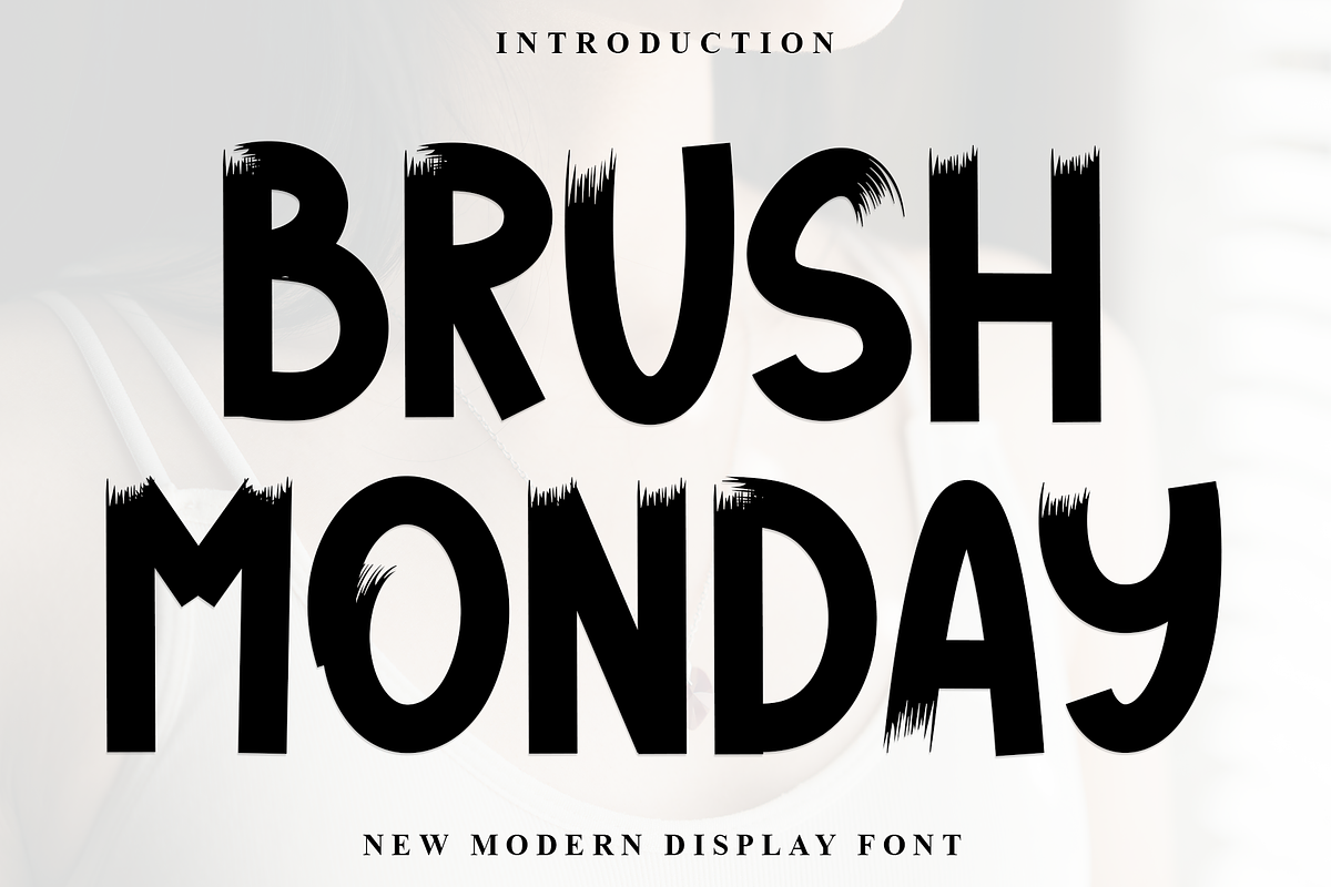 Brush Monday, a Script Font by InermediaSTUDIO (Photo 1 of 8)
