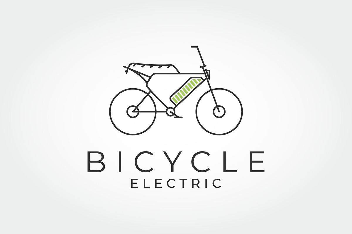 Electric bicycle logo design vector, a Branding & Logo Template by PrastHF