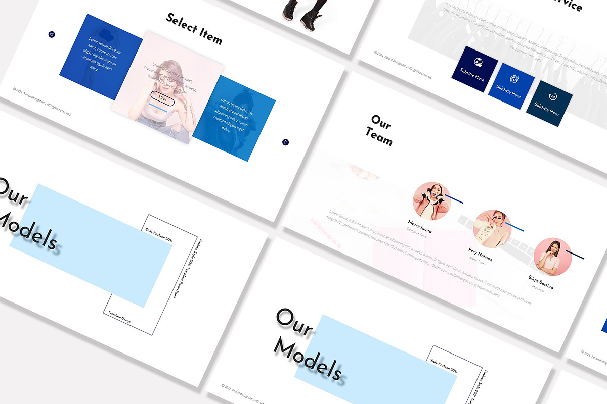 Glamour Fashion Google Slides, a Presentation Template by temphall