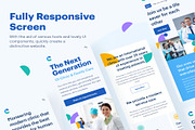 Clinically Clinic & Hospital Website, an UI Kit Template by Creative Perspective (Thumbnail 3 of 8)