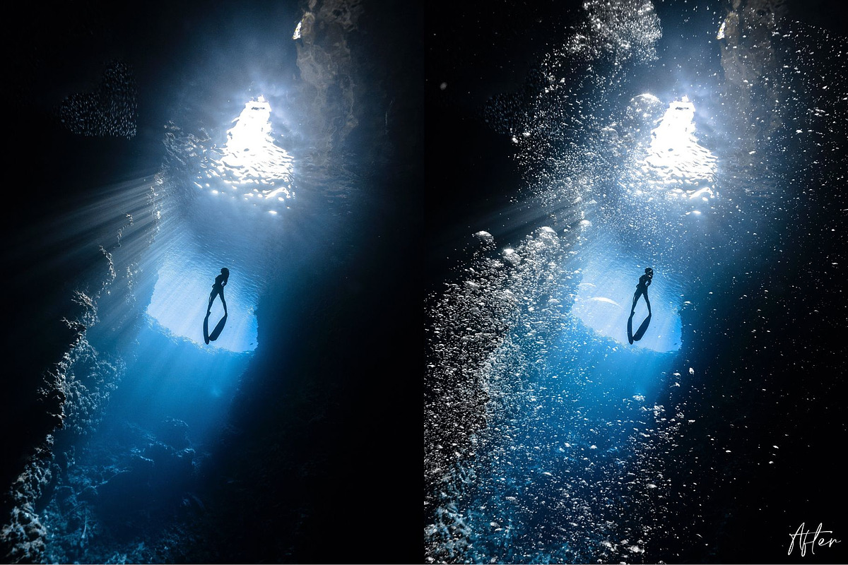 Underwater Bubble Photoshop Overlays, an Object Graphic by Prestige Photography (Photo 10 of 12)
