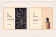 SERENITY Social Media Quote pack, a Social Media Template by Vova (Thumbnail 3 of 8)