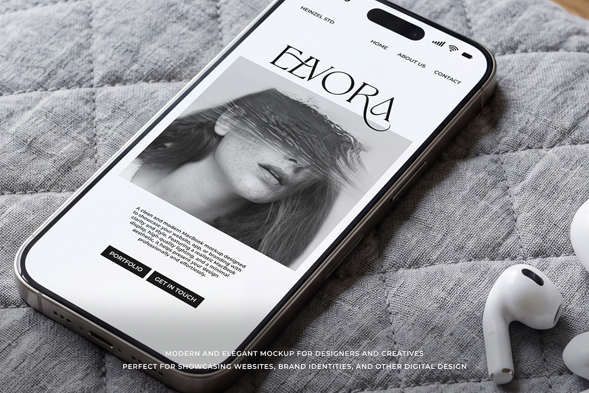 Elvora - iPhone Device Mockup, an iPhone Mockup by Heinzel Std Mockup (Photo 4 of 5)