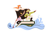Fantasy books concepts set, a Person Illustration by PaperTrident (Thumbnail 7 of 9)