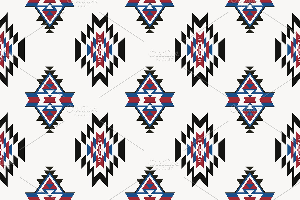 Modern Aztec Southwest Pattern, a Pattern Graphic by PPEthnicDecorPattern (Photo 1 of 7)