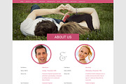 Wordpress Wedding Theme-'Wedding', a WordPress Template by WebNesters  (Thumbnail 2 of 5)