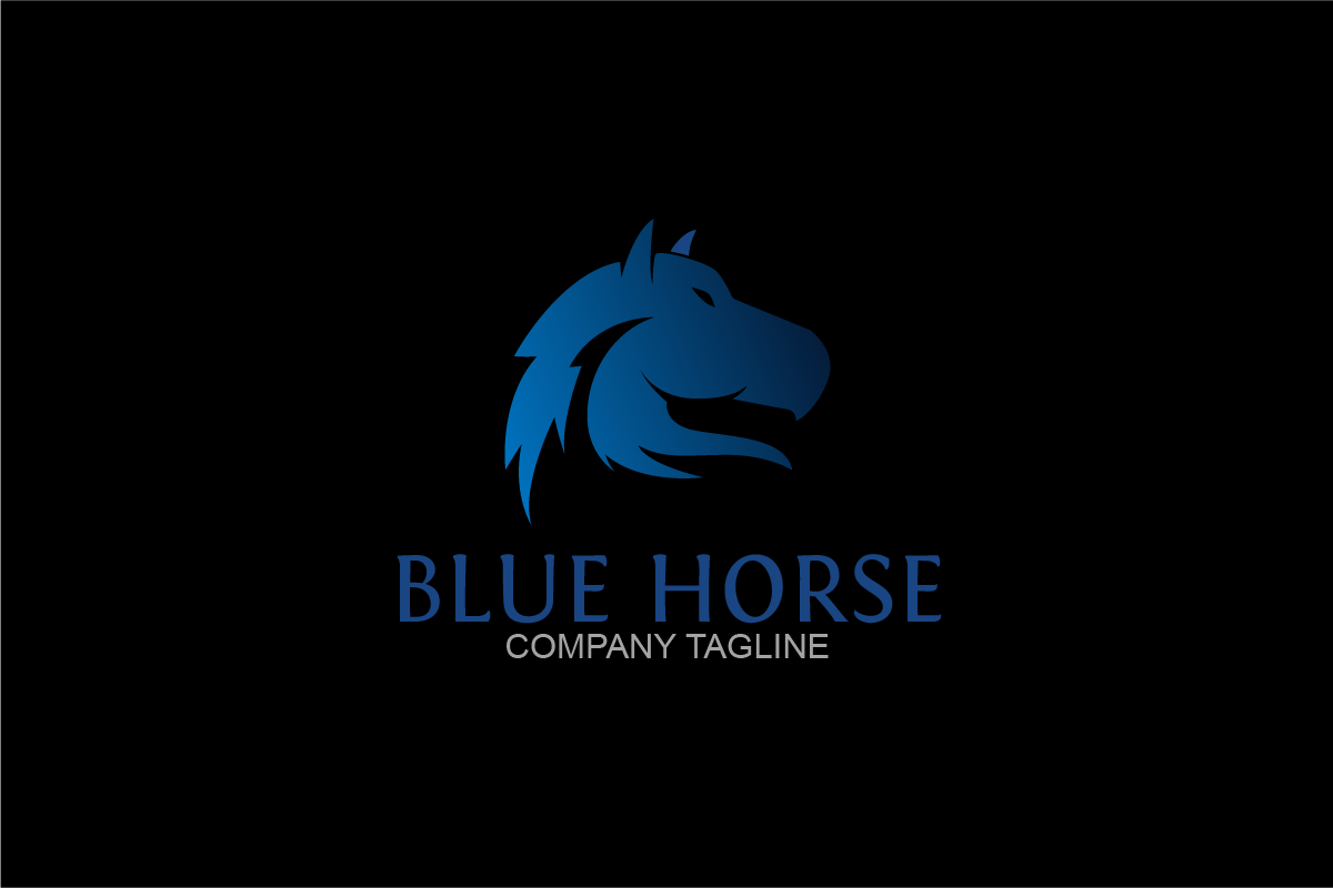 Blue Horse - Logo Template, a Branding & Logo Template by Twelve.std (Photo 3 of 3)