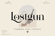 Lostgun | Discount 20%  OFF, a Serif Font by Qaratype (Thumbnail 12 of 20)