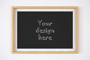 Wood matted frame 8x12 inch mockup, a Print Template by CGmockup (Thumbnail 1 of 2)