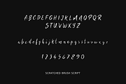 Scratched Brush Script Font, a Script Font by vectalex (Thumbnail 7 of 7)